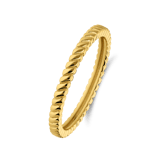 Silberner goldbeschichteter Ring