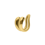 Zilveren goldplated oorringen 