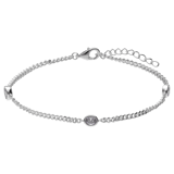 Zilveren armband met zirkonia 