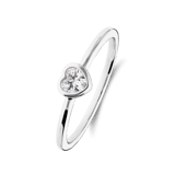 Zilveren ring met zirkonia 