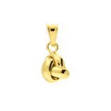 9 karaat hanger met zirkonia 9mm