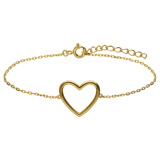 Zilveren goldplated armband