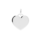 Zilveren hanger hart voor dames