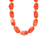 Stainless steel kralenketting voor dames