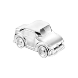 Versilberte Spardose „Auto
