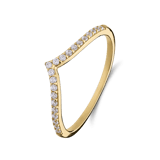 14 karaat gouden ring met zirkonia 