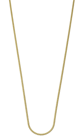 Halskette, 585 Gelbgold, 45 cm, Gourmetglieder 1,1 mm