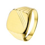 Siegelring in Gelbgold