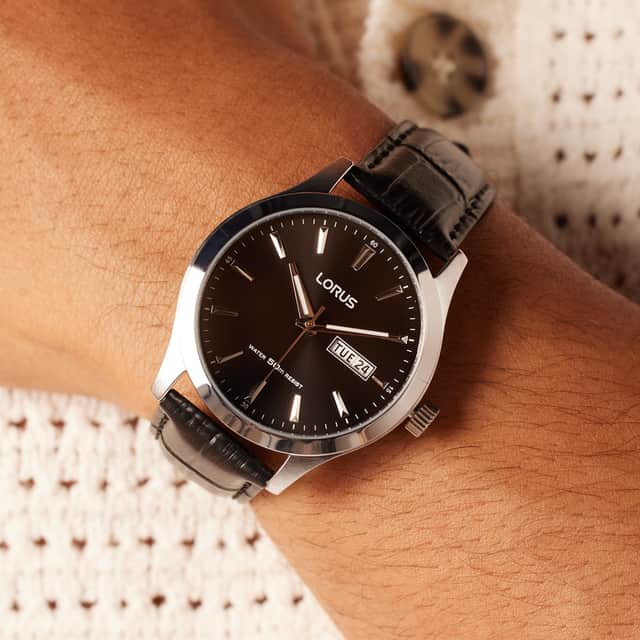 Lorus Heren Horloge Zwart RXN41CX9