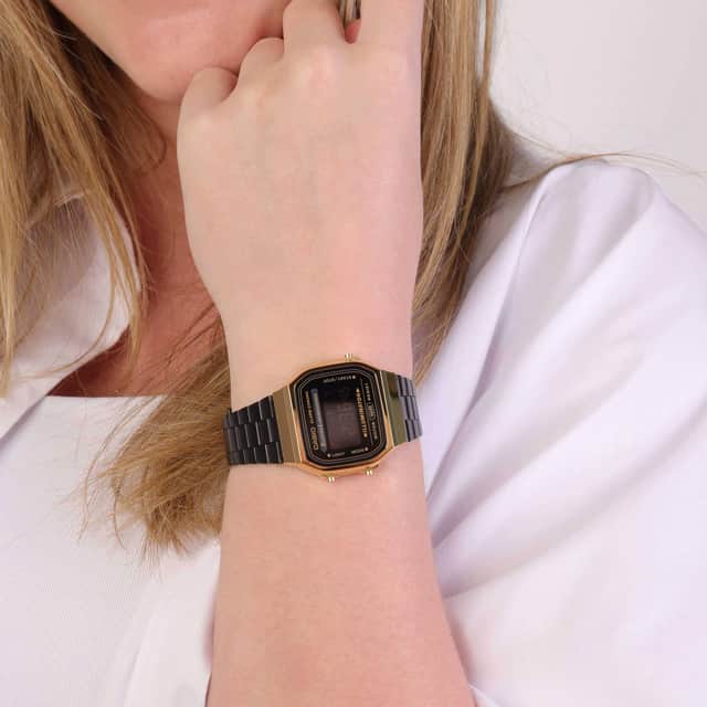 Casio Digitaal Horloge Zwart A168WEGB-1BEF