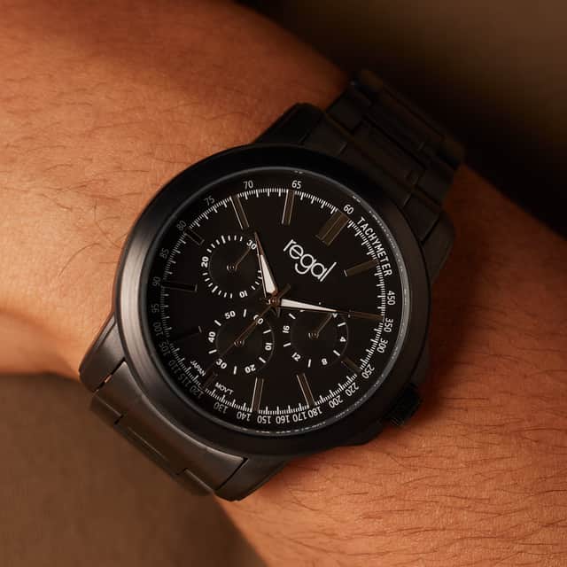 Regal Heren Horloge Zwart