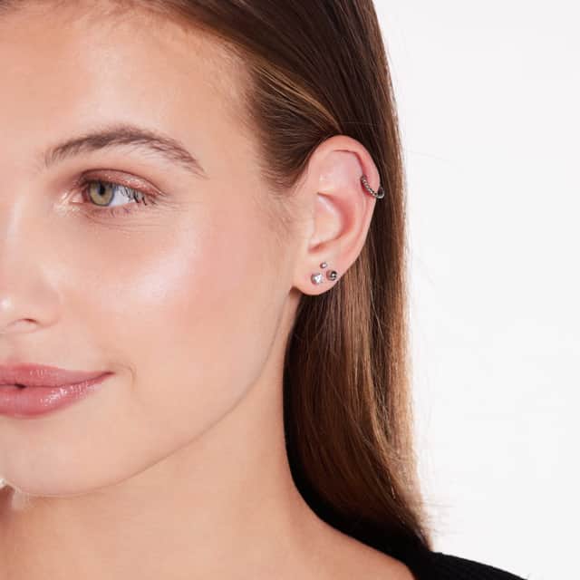 Stainless steel helixpiercing twist