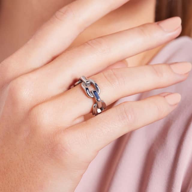 Stainless steel ring Iva