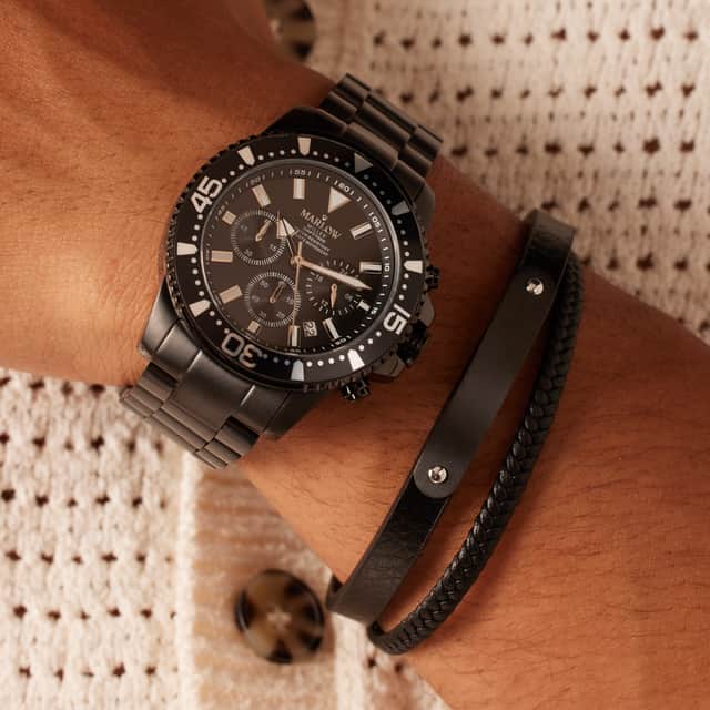 Marlow Miller Cadeau Set Heren Horloge Zwart