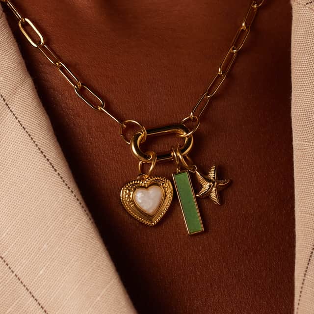 Stainless steel goldplated bedel zeester