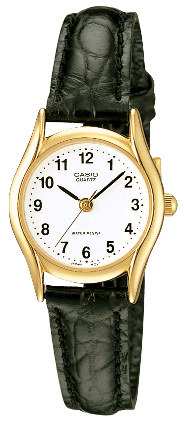 Casio Dameshorloge Zwart Leer LTP-1154PQ-7BEG