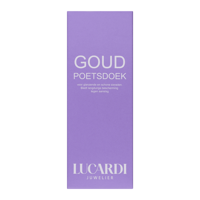 Poetsmiddel - poetsdoek voor gouden sieraden