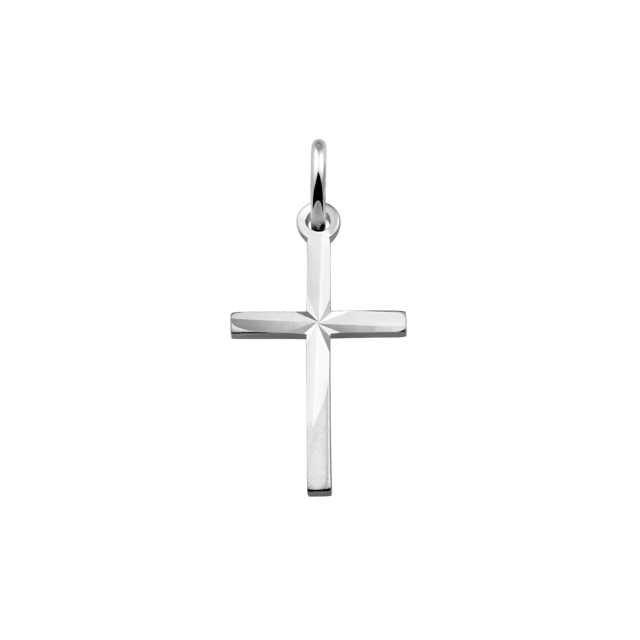 Zilveren hanger kruis