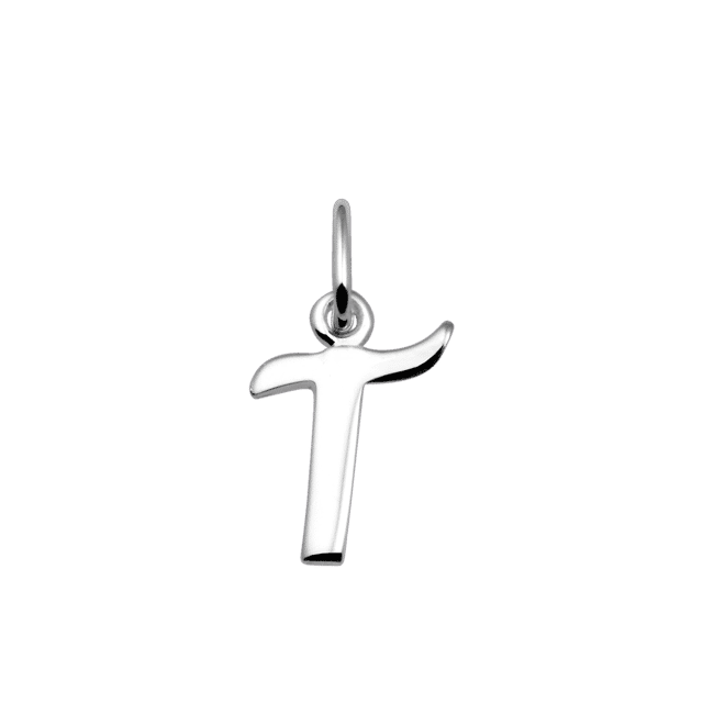 Zilveren hanger alfabet