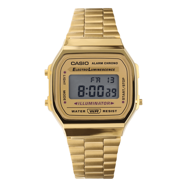 Casio Retro Digitaal Horloge Goudkleurig A168WG-9EF