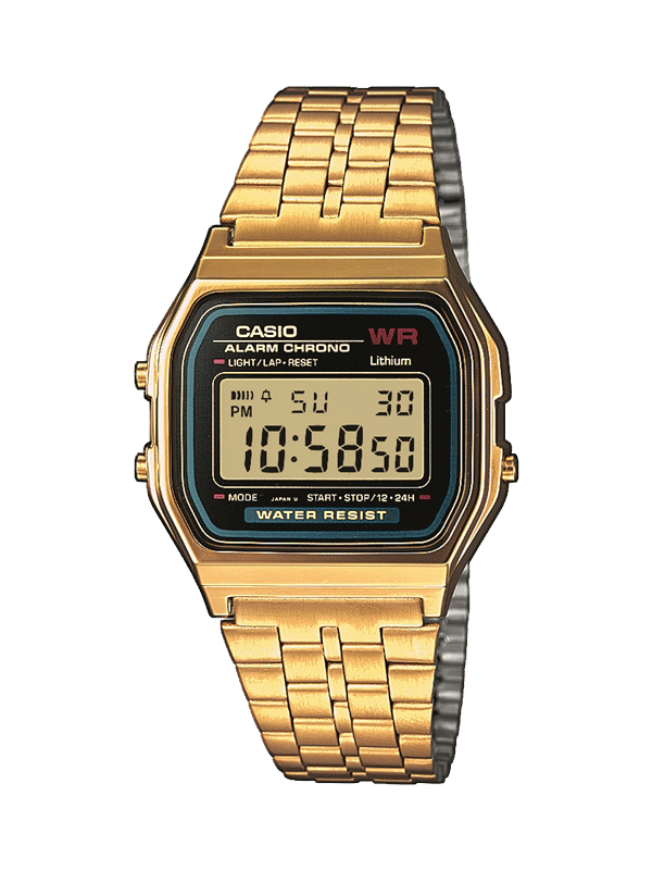 Casio Retro Digitaal Horloge Goudkleurig A159WGEA-1EF