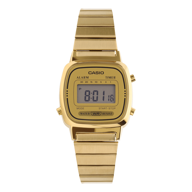 Casio Retro Digitaal Dames Horloge Goudkleurig LA670WEGA-9EF
