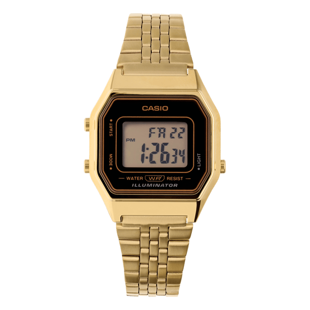 Casio Retro Digitaal Horloge Goudkleurig LA680WEGA-ER