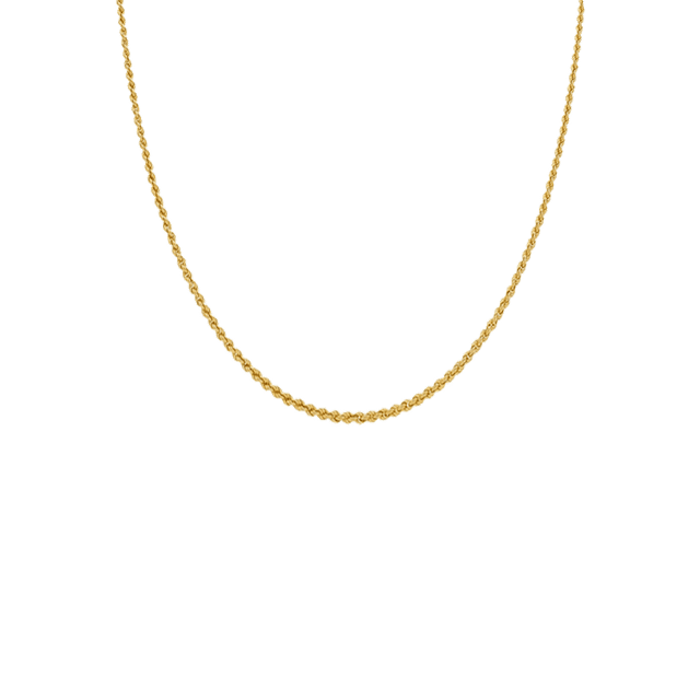 9 karaat ketting koord 45cm voor dames