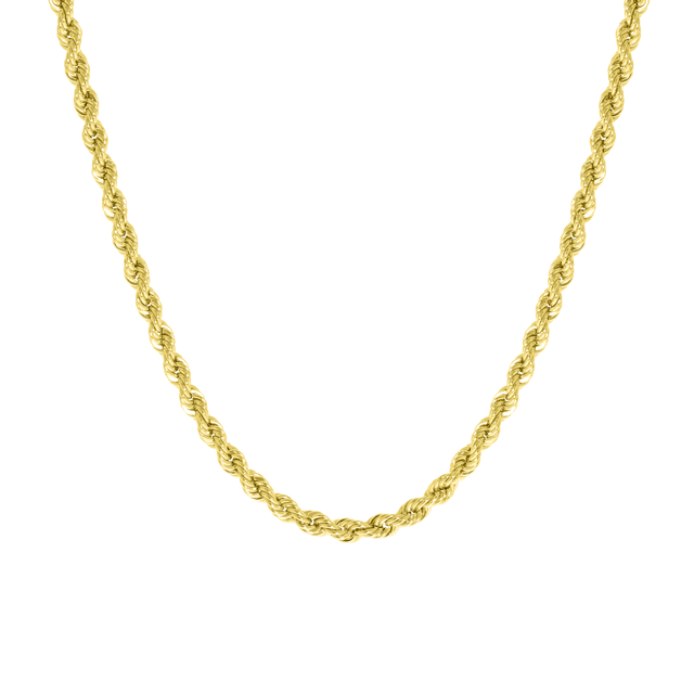 14 karaat gouden ketting koordschakel voor dames