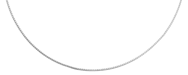 Gerecycled zilveren ketting met venetiaanse schakel