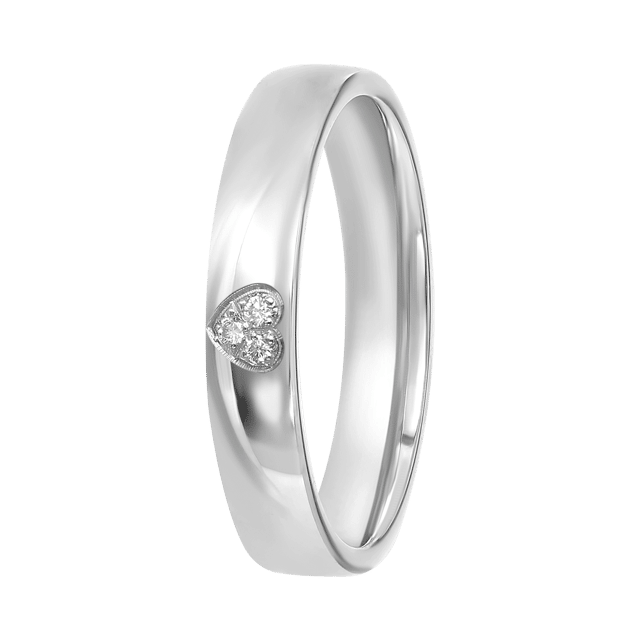 Zilveren vriendschapsring Nis dames diamant 0,03ct