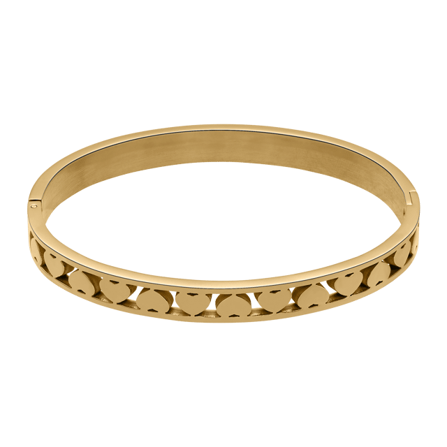 Guess stainless steel goldplated bangle armband Heart