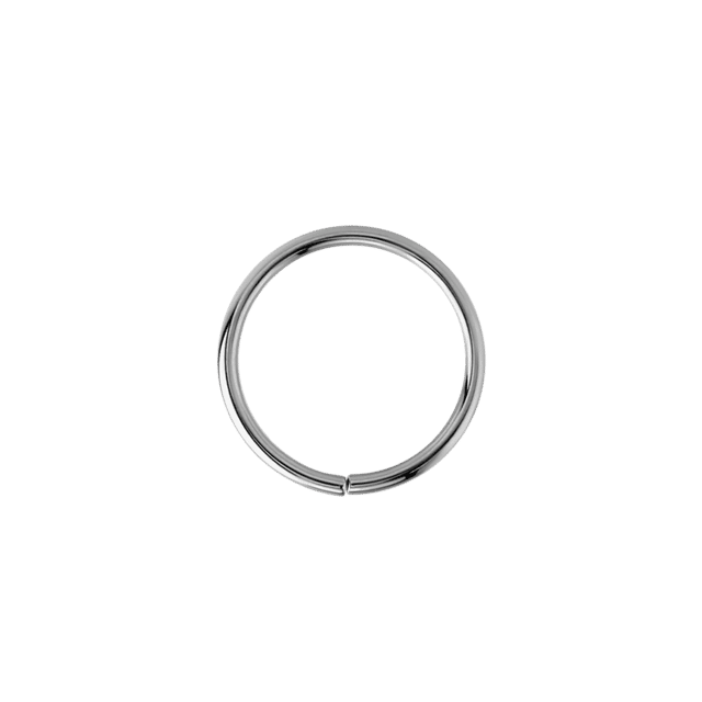 Stainless steel helixpiercing ring