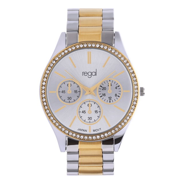 Regal dameshorloge met armband in cadeaudoosje