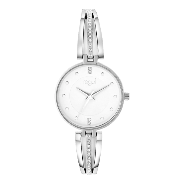 Regal horloge met stainless steel band