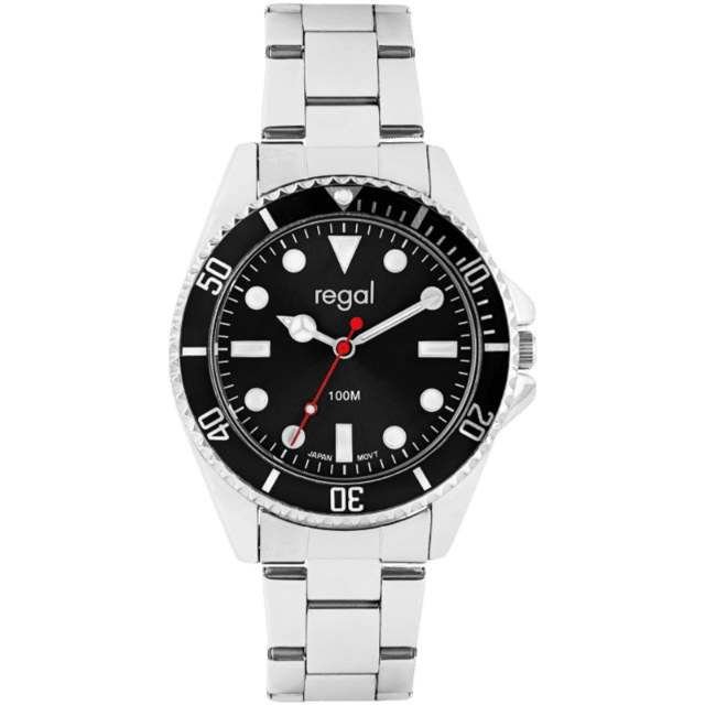 Regal heren horloge met stainless steel band