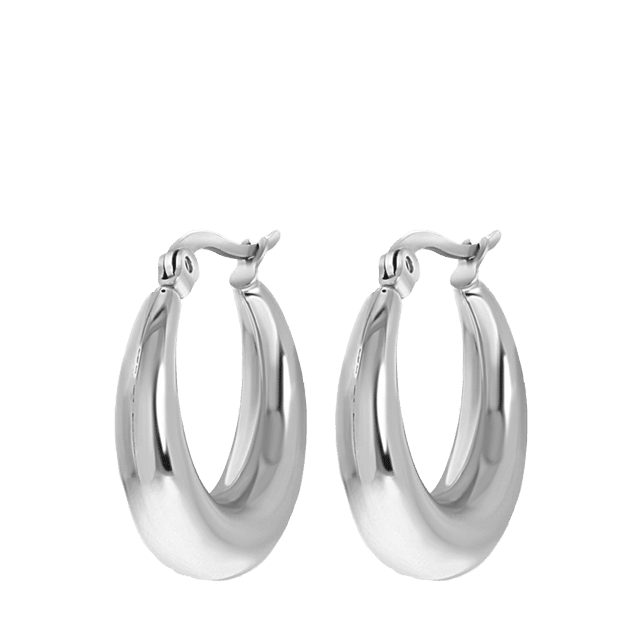 Myla stainless steel goldplated oorringen voor dames