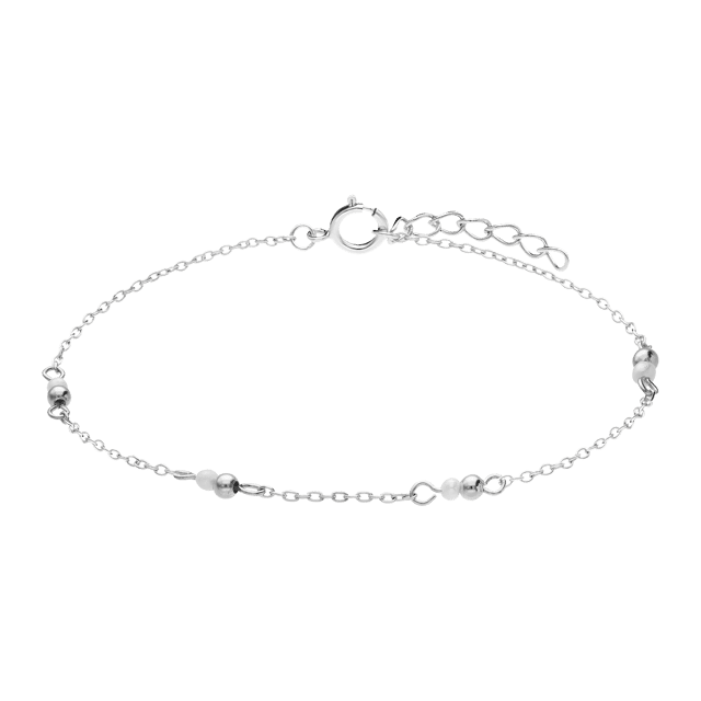 Zilveren armband zoetwaterparels