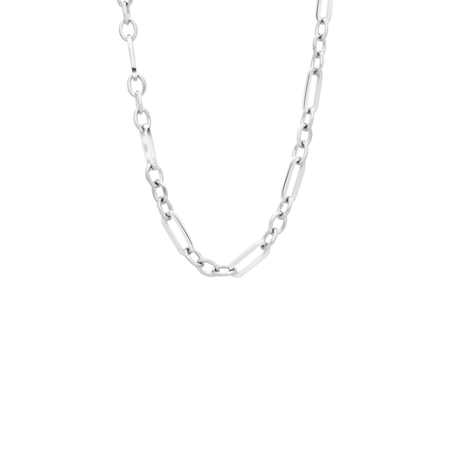Camille gerecycled stainless steel ketting voor dames