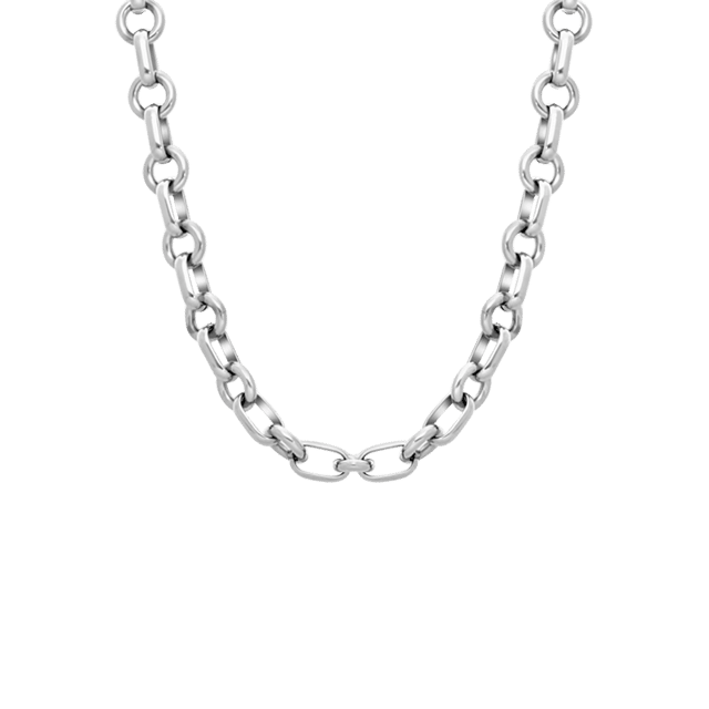 Camille gerecycled stainless steel ketting voor dames