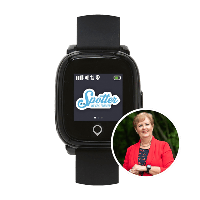 Spotter Digitaal Horloge Zwart met GPS SPW-B1701
