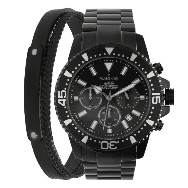 Marlow Miller Cadeau Set Heren Horloge Zwart