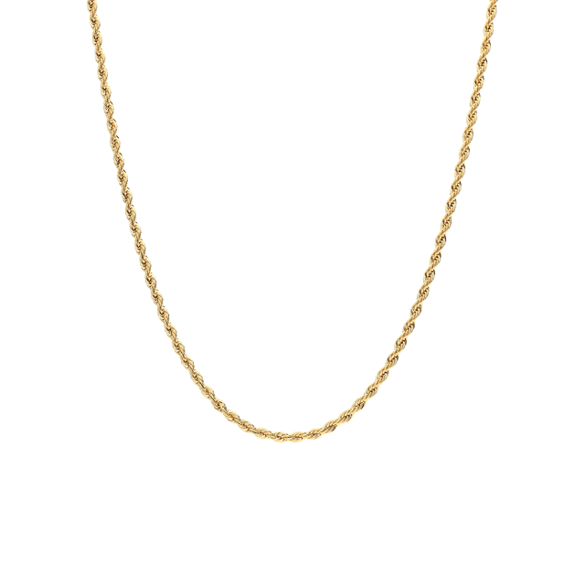 Stainless steel goldplated schakelketting 2,5mm voor dames