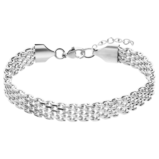 Stainless steel armband breed