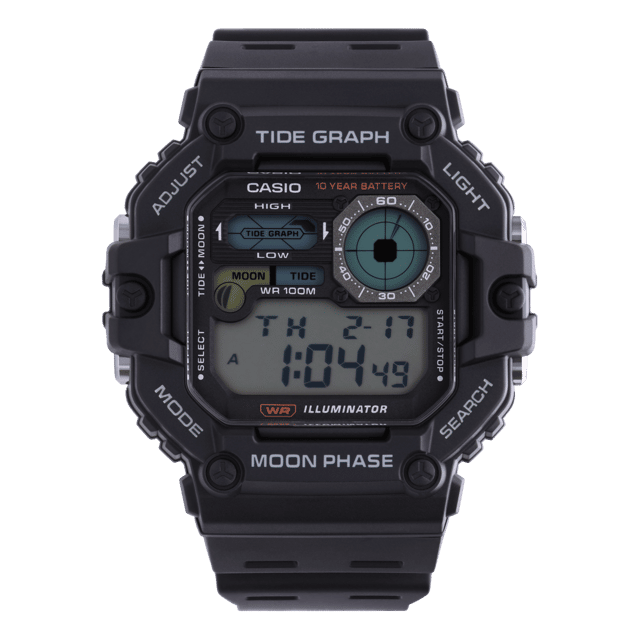 Casio digitaal horloge zwart WS-1700H-1AVEF