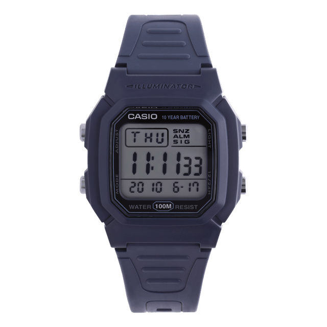 Casio digitaal horloge blauw W-800H-2AVES