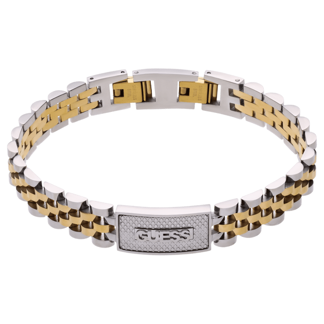 Guess heren stainless steel armband bicolor EMPIRE