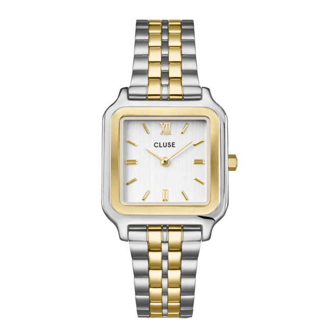 CLUSE - Gracieuse stainless steel dameshorloge bicolor