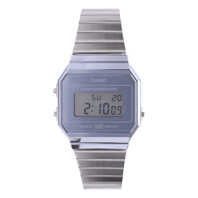 Casio vintage iconic zilverkleurig A700WEV-7AEF