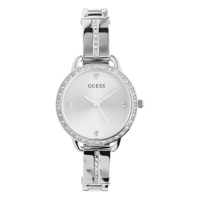 Guess stainless steel dameshorloge zilver BELLINI GW0022L1